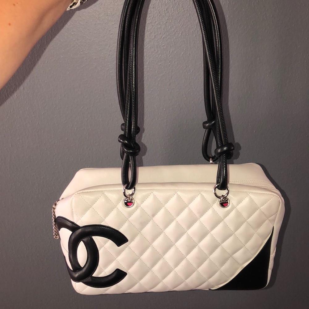 CHANEL LIGNE CAMBON bowler tote